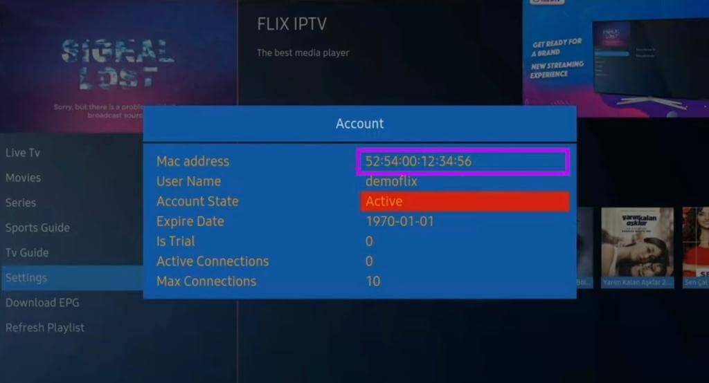 Configurer votre abonnement IPTV sur l'application FLIX-IPTV - IPTV-BLUE